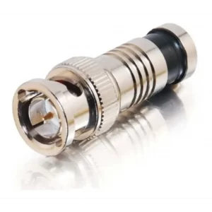 CONECTOR BNC MACHO DE ANILLO PLEGABLE RG59.