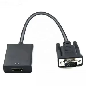 CONVERSOR VGA MACHO A HDMI.